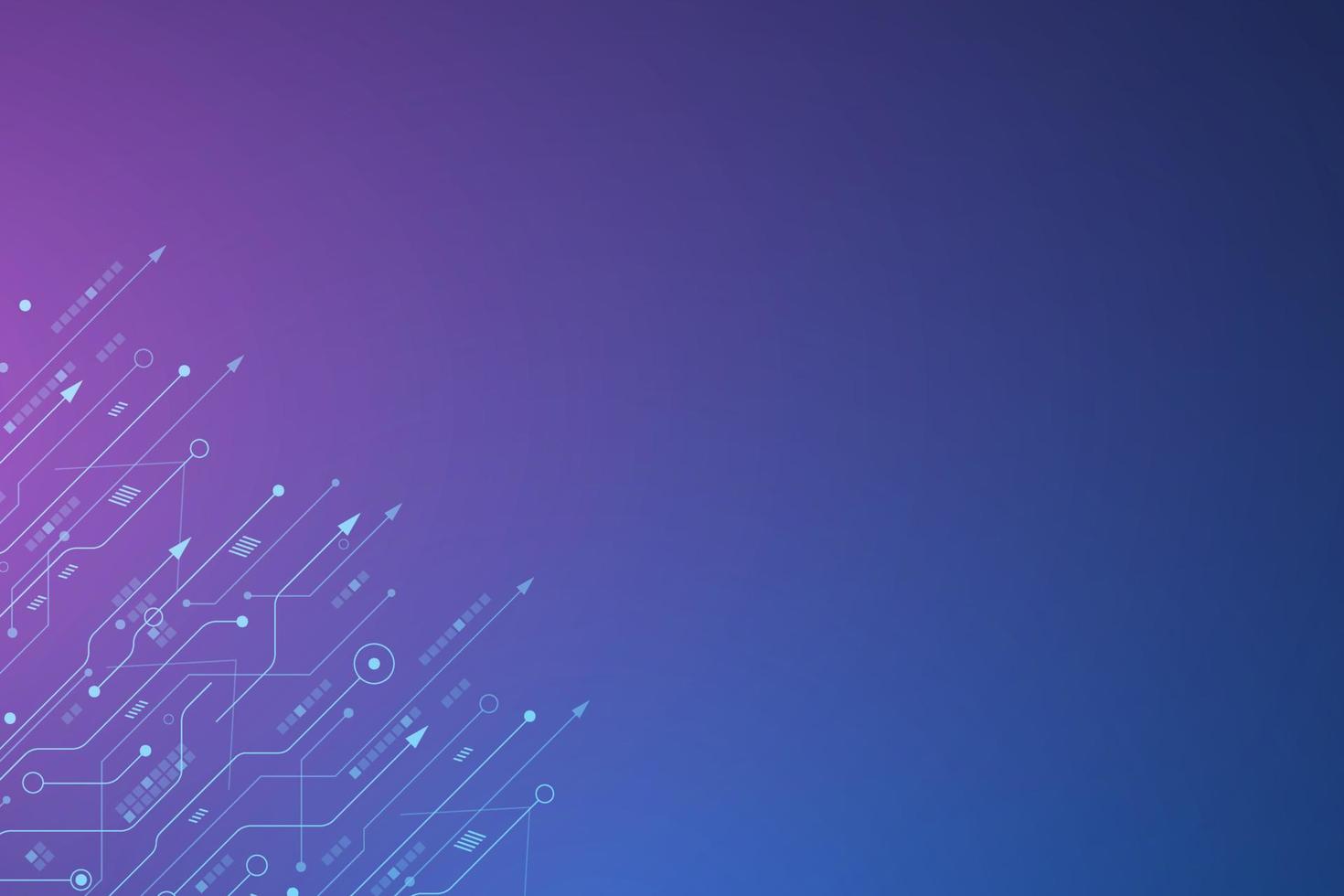 Vector futuristic technology background , Electronic motherboard , Communication and engineering concept