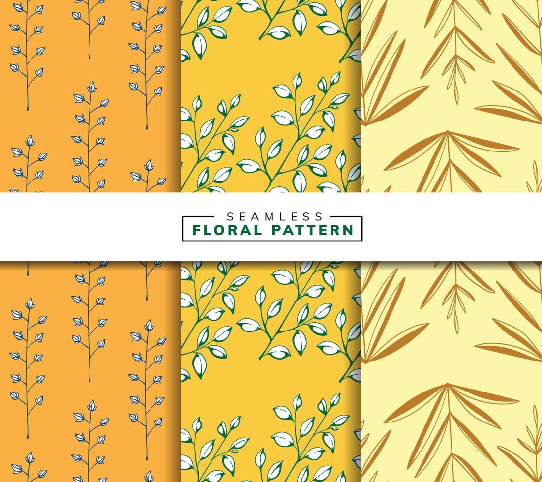 floral seamless pattern vector