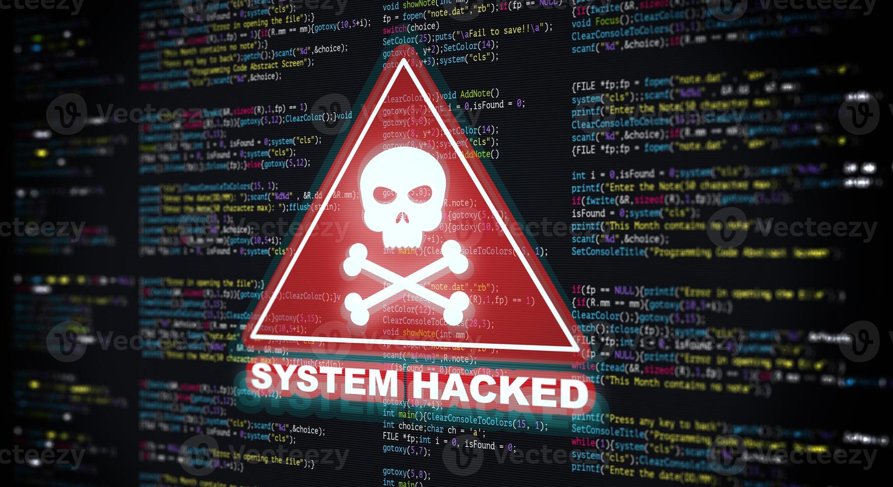 Virus, Malware, Cyber attack, and Internet cyber security Concept. photo