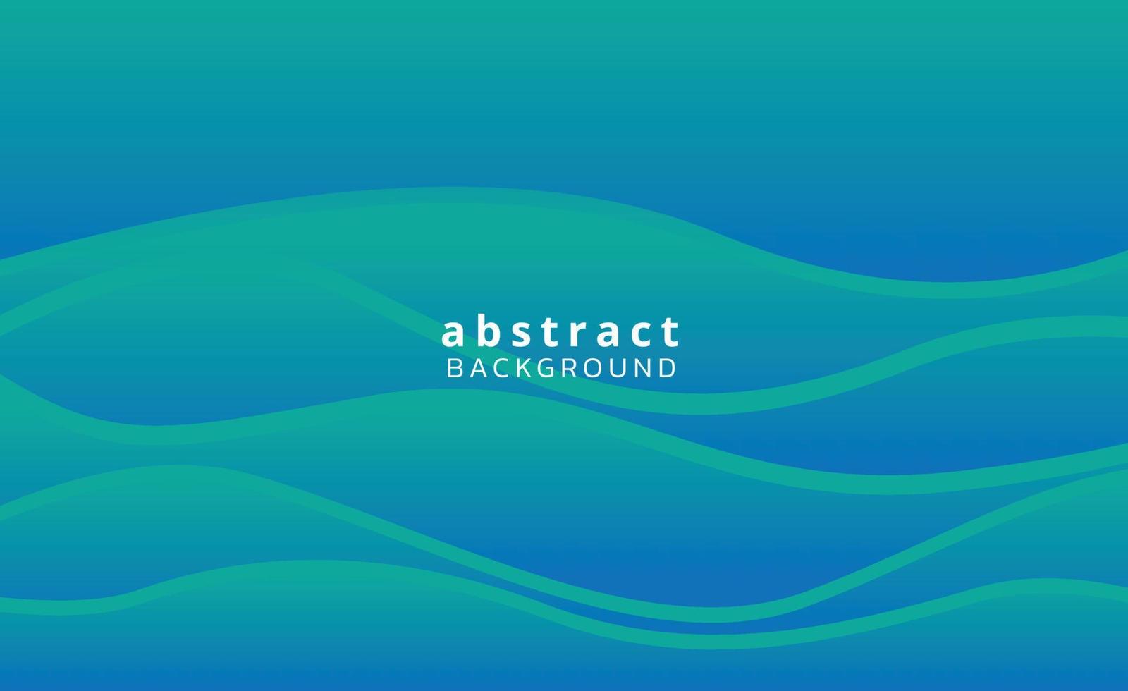 Abstract blue gradient wavy background vector