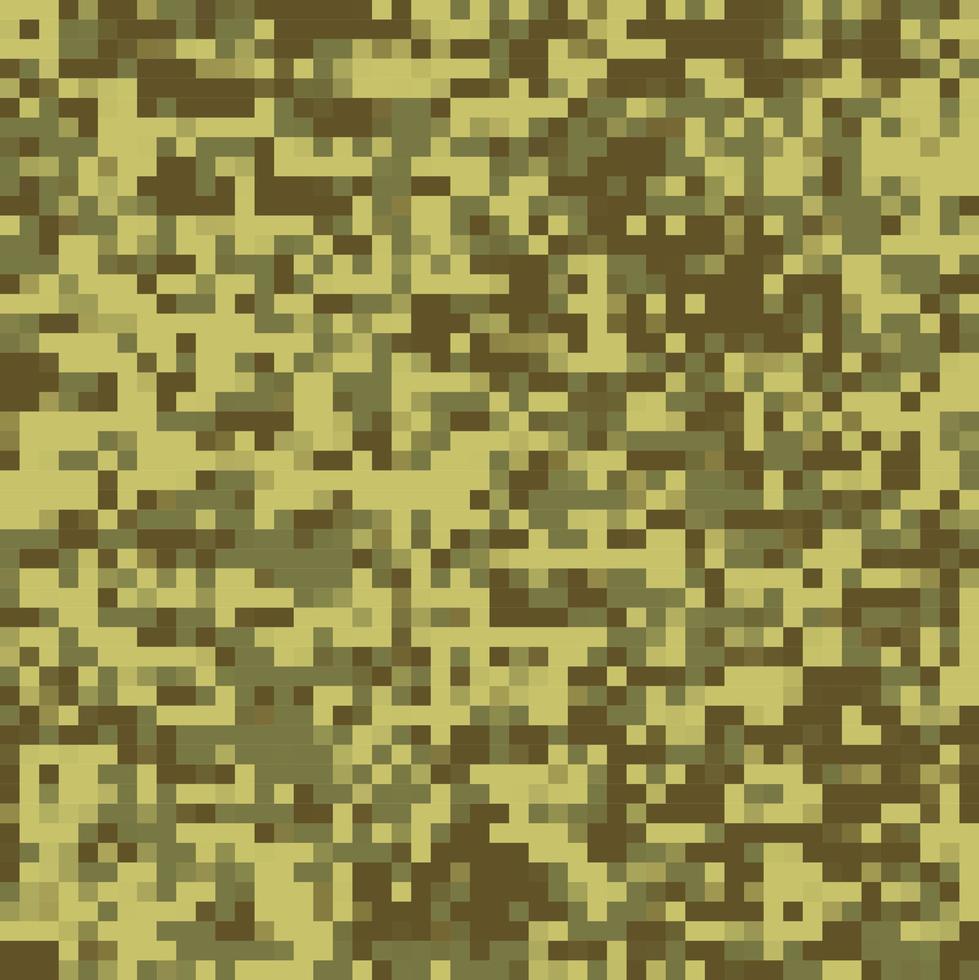 Digital camouflage pattern. Abstract modern military textile print background. Vector illustration