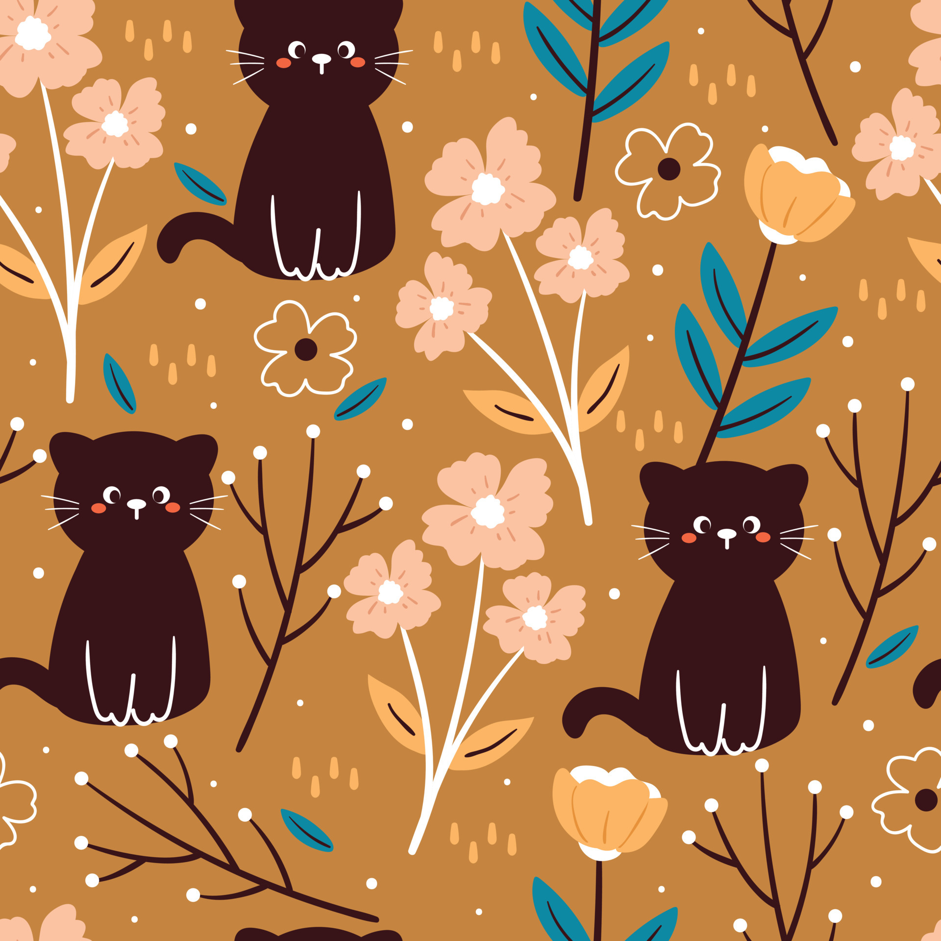 Pin by Irma Rahmawati on Anime  Cute cat wallpaper Animal wallpaper  Kawaii wallpaper