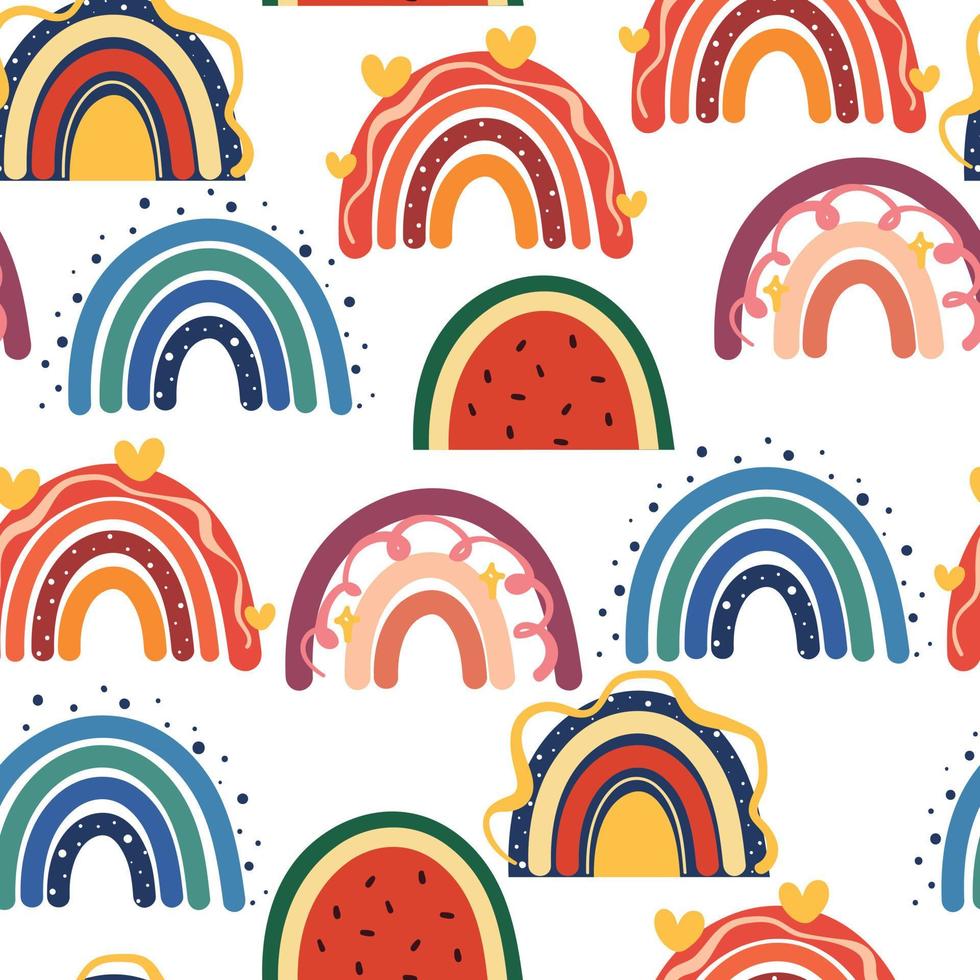 Boho Rainbow Wrapping Paper