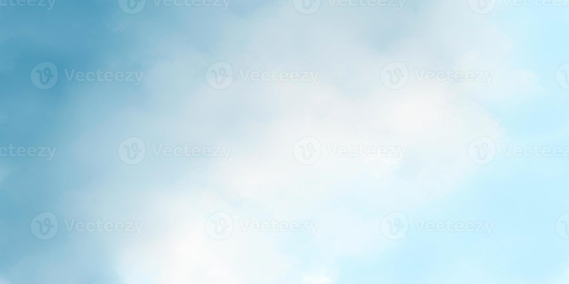 abstract blue background with watercolor paint photo