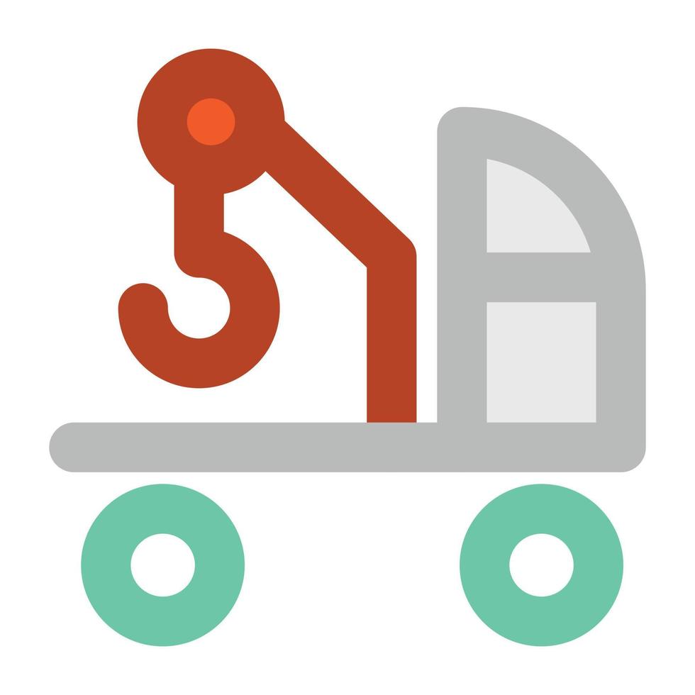 Trendy Crane Concepts vector