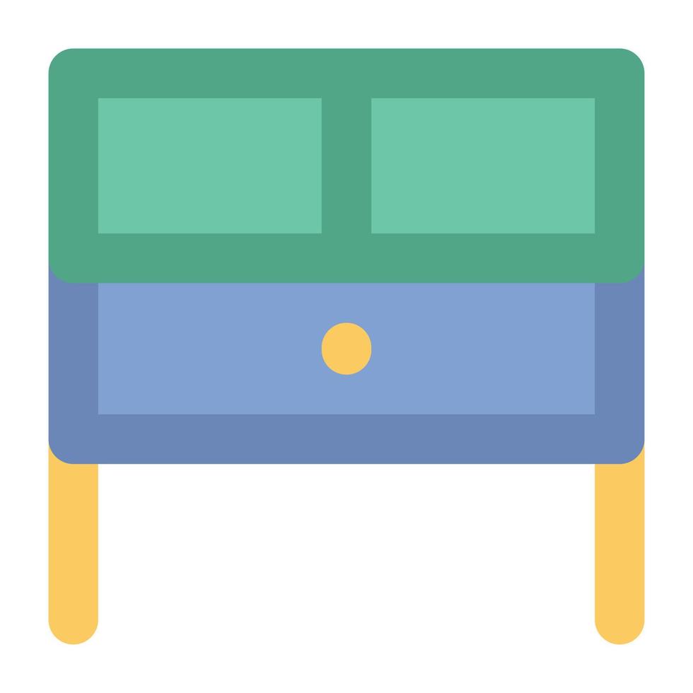 Desk Drawers Concepts vector