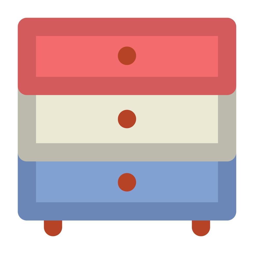 Trendy Drawers Concepts vector