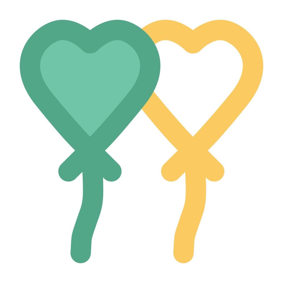 Heart Balloons Concepts vector