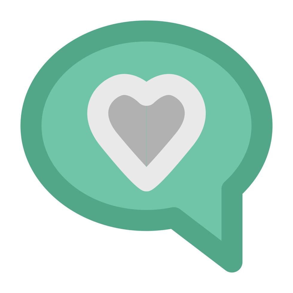 conceptos de chat de amor vector