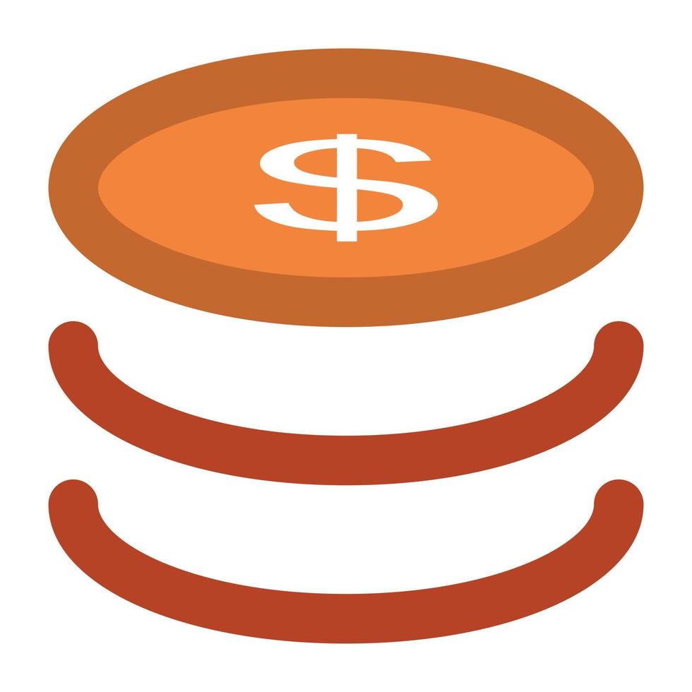 Coins Stack Concepts vector