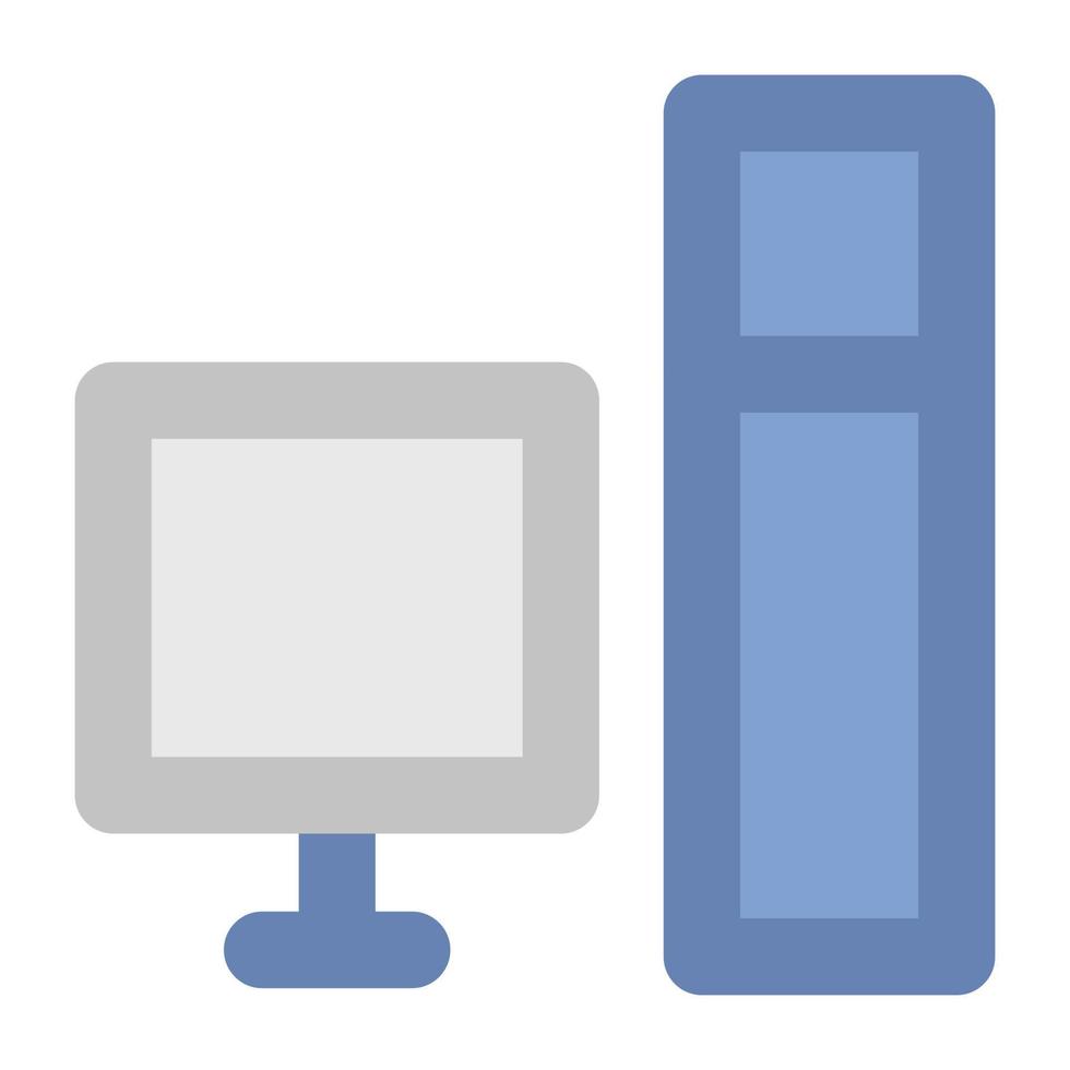 Trendy Computer Concepts vector