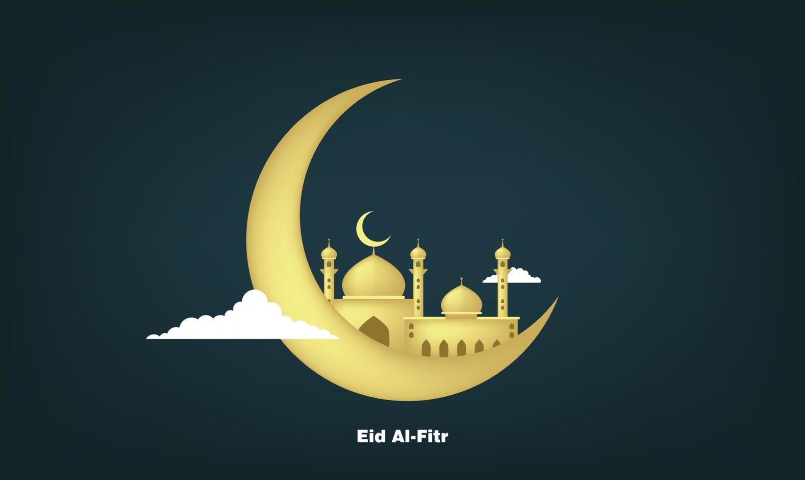 realista ramadan kareem plano eid al-fitr ilustración mubarak fondos de pantalla hari raya aidilfitri vector