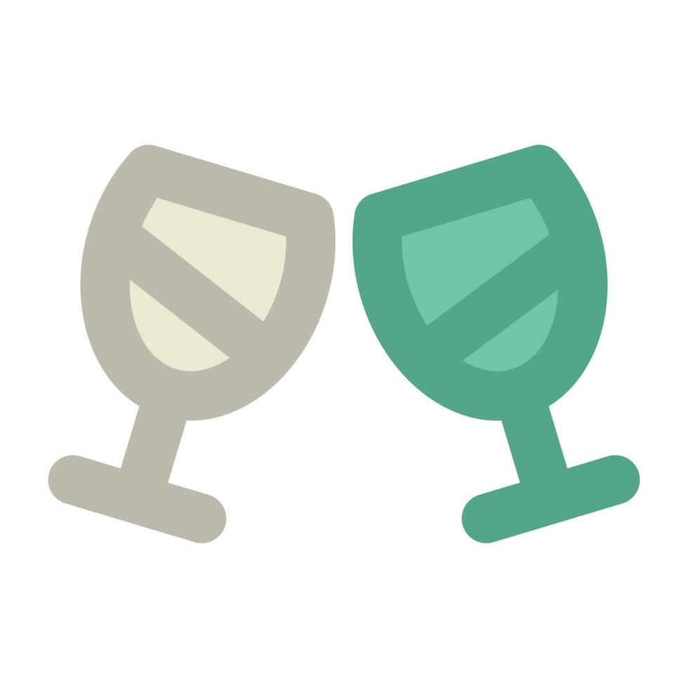 Toasting Glasses Concepts vector