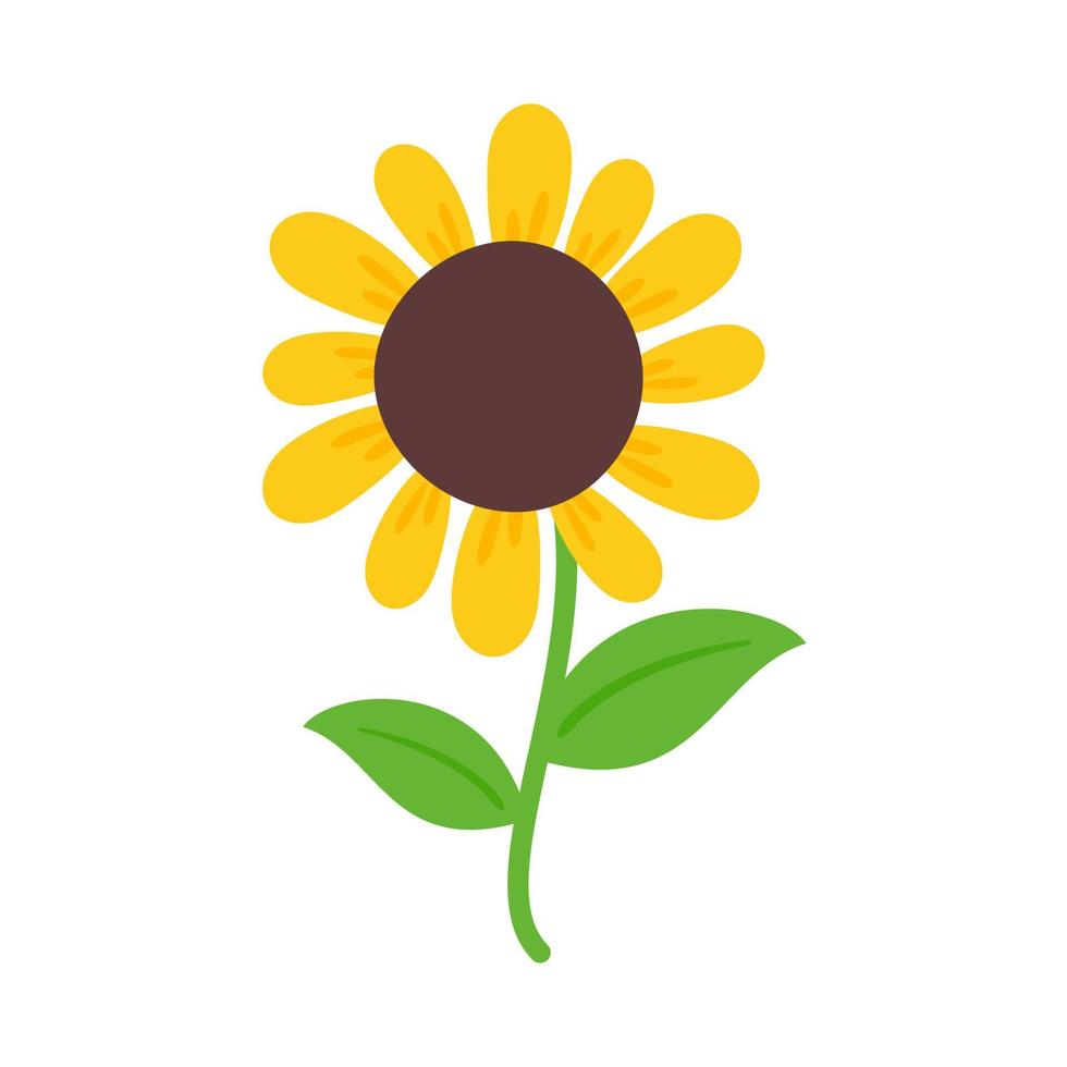 blooming yellow sunflowers full of sunflower seeds inside for decorating welcome cards vector