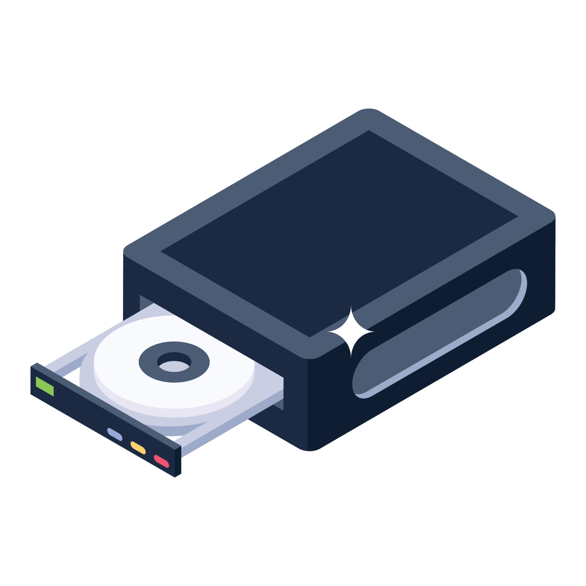 Cd rom icon, isometric vector design. 6530097 Vector Art at Vecteezy