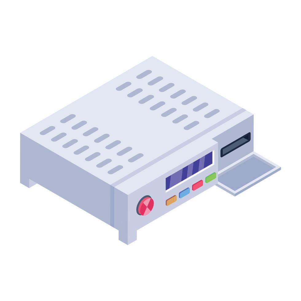 An icon design of power supply unit, editable vector