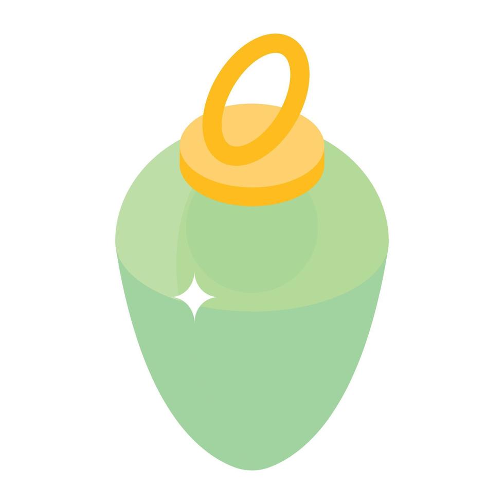 A trendy vector design of plumb bob icon