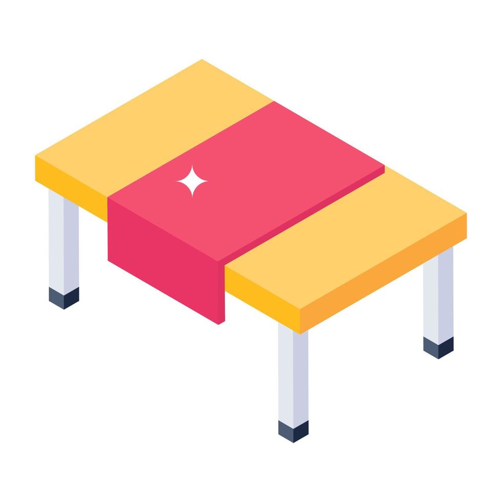 Table, tabletop, desk, wooden table, interior vector