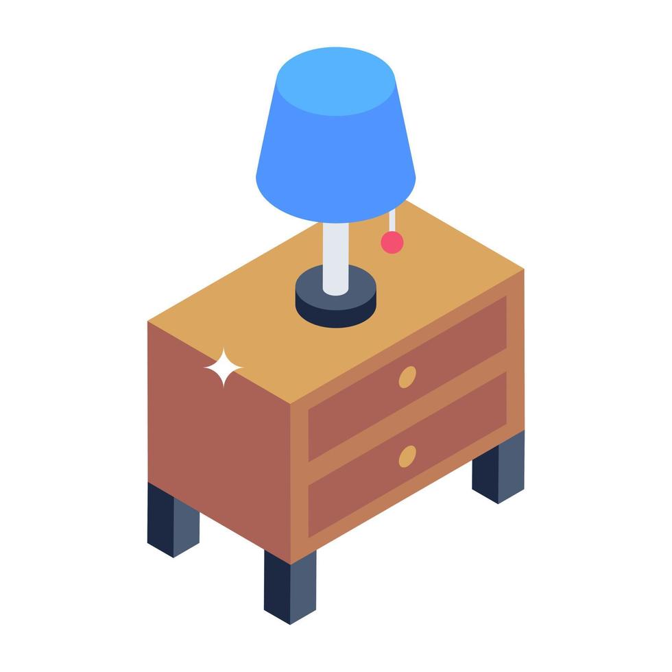 An icon design of table, editable vector