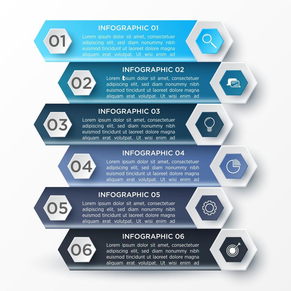 Vector 3D infographic template for presentation. Business data visualization. Abstract elements. Creative concept for infographic.
