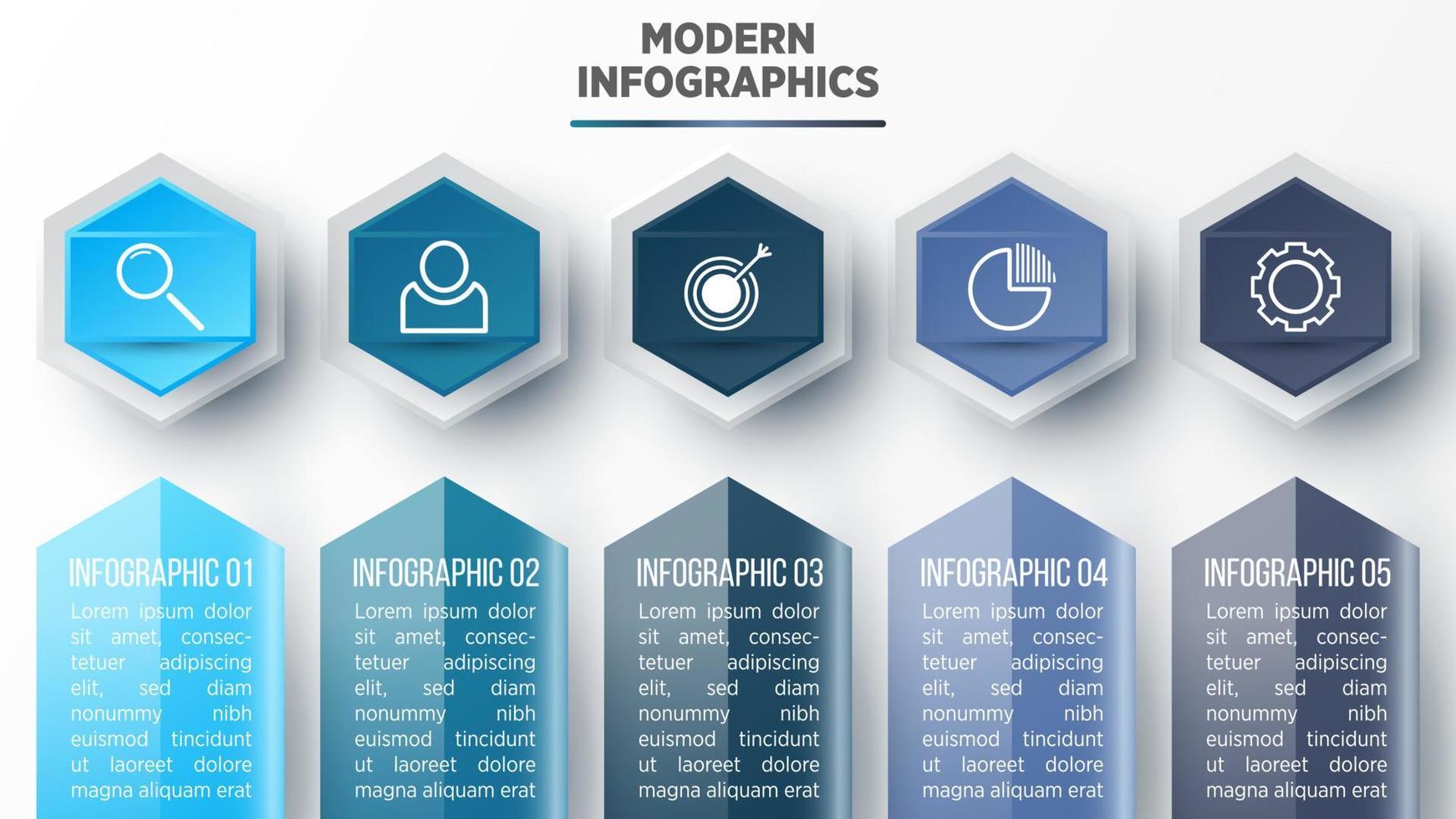 Vector 3D infographic template for presentation. Business data visualization. Abstract elements. Creative concept for infographic.