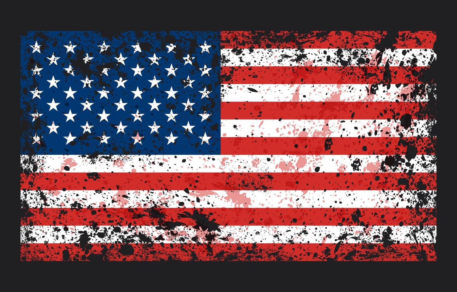 Distressed United States of America Flag Background vector