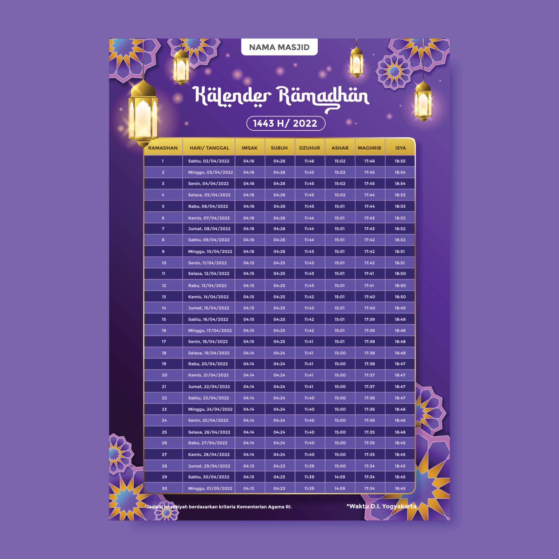 Kalender Ramadan Indonesia Template 6532555 Vector Art at Vecteezy Kalender Ramadan Indonesia Template 6532555 Vector Art at Vecteezy