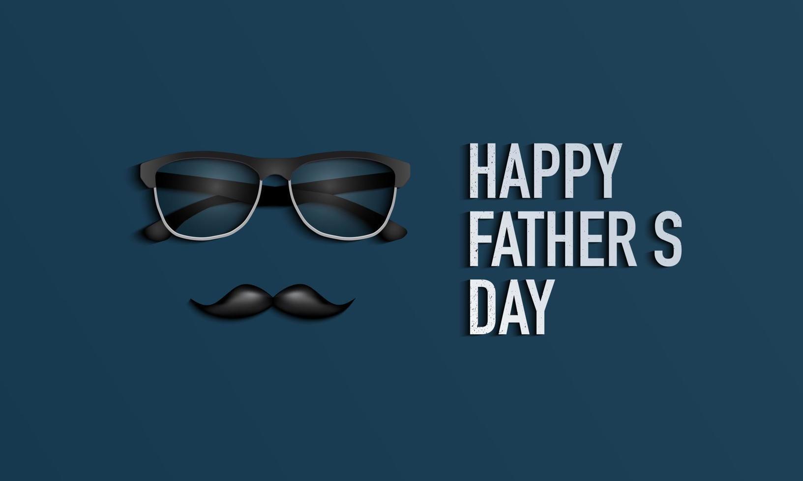 Happy Fathers Day Background. vector