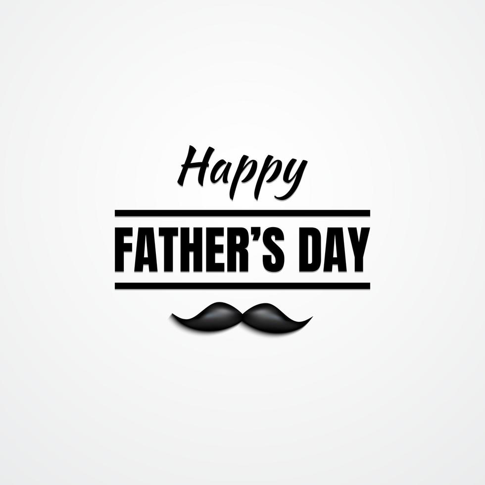 Happy Fathers Day Background. Good for greeting card. vector