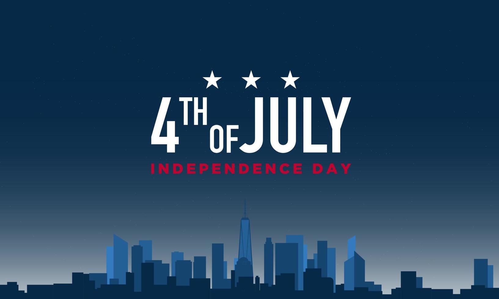 American Independence Day Background. Fourth of July. vector