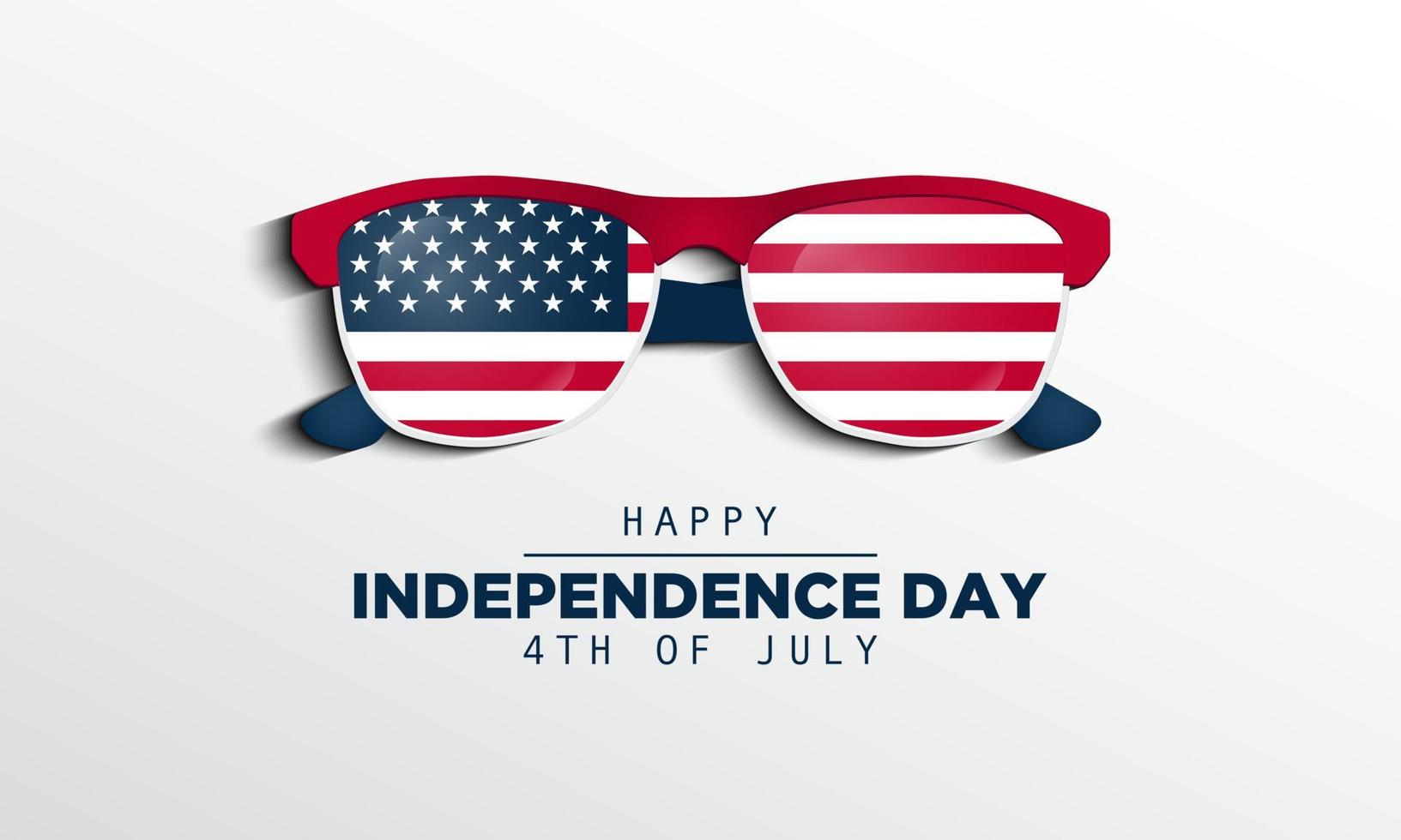 American Independence Day Background. Fourth of July. vector