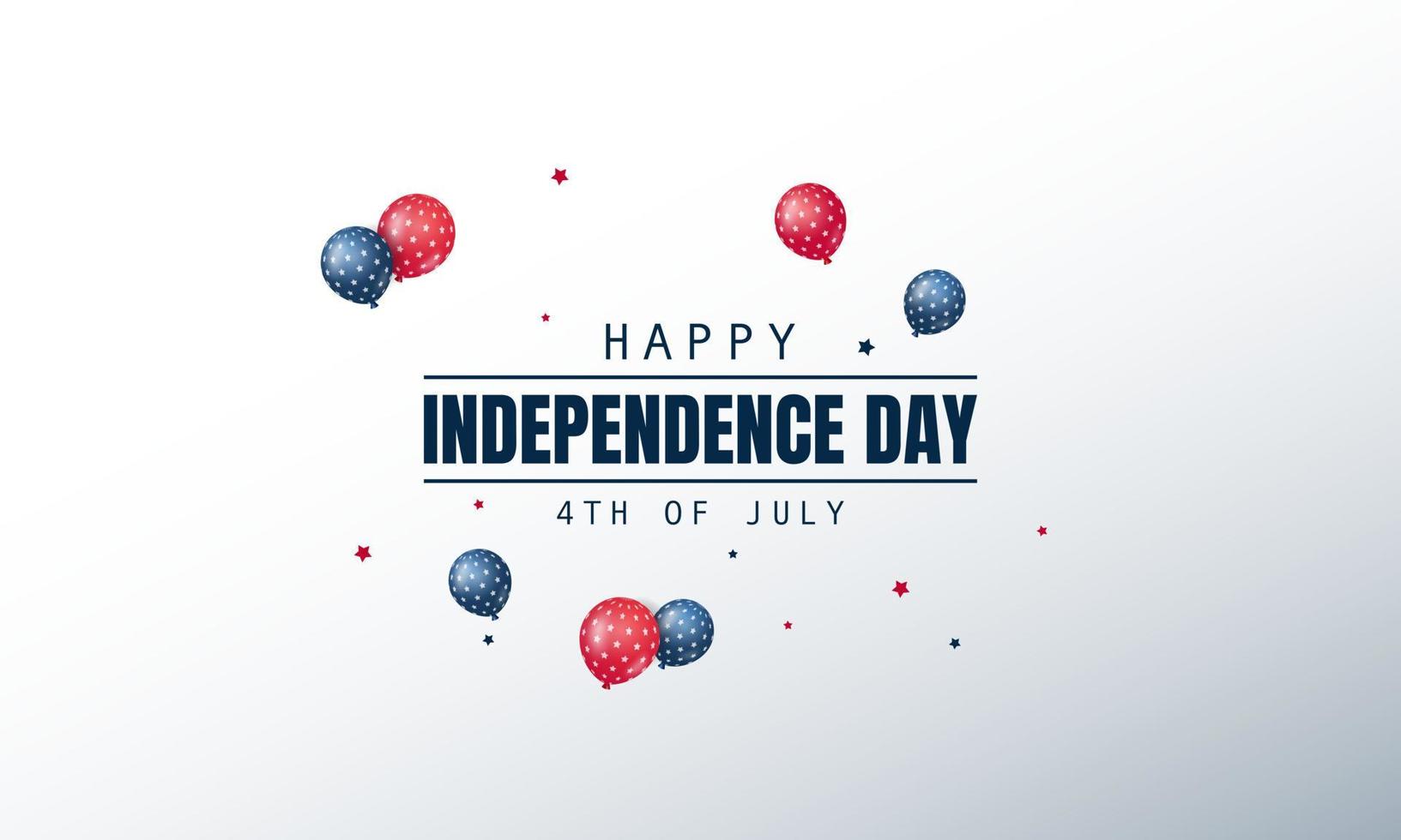 American Independence Day Background. Fourth of July. vector