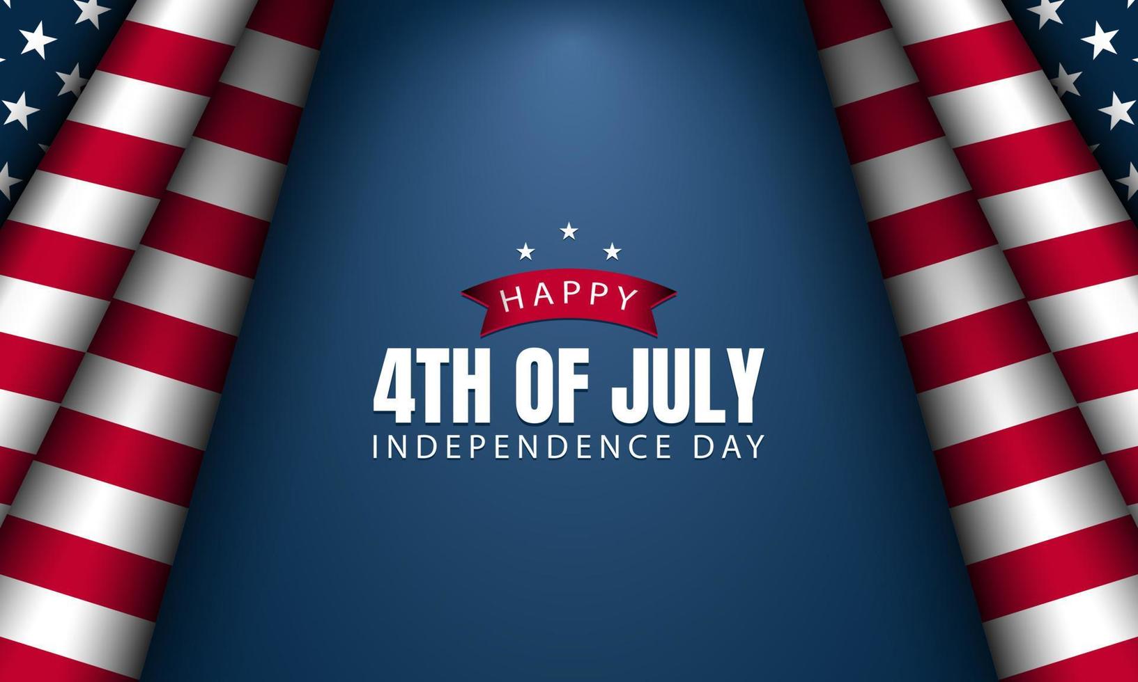 American Independence Day Background. Fourth of July. vector