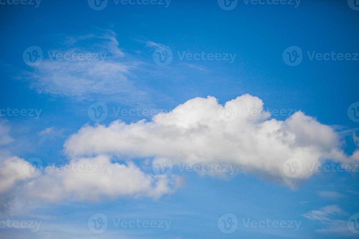 blue sky with cloud nature background photo