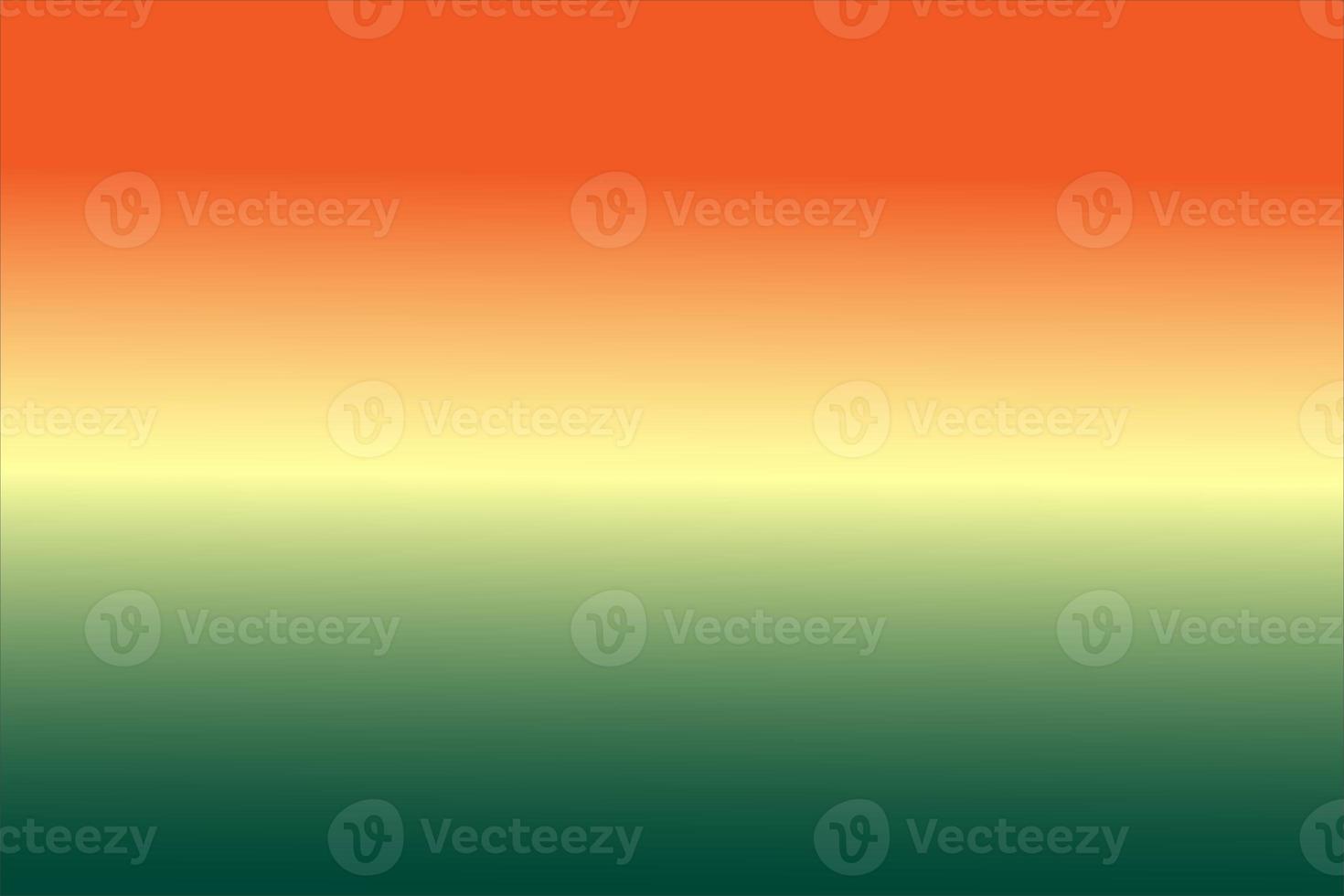 Abstract gradation color of orange white and green background photo