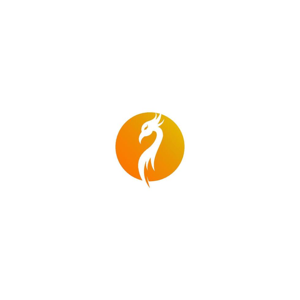 Phoenix logo icon design template vector