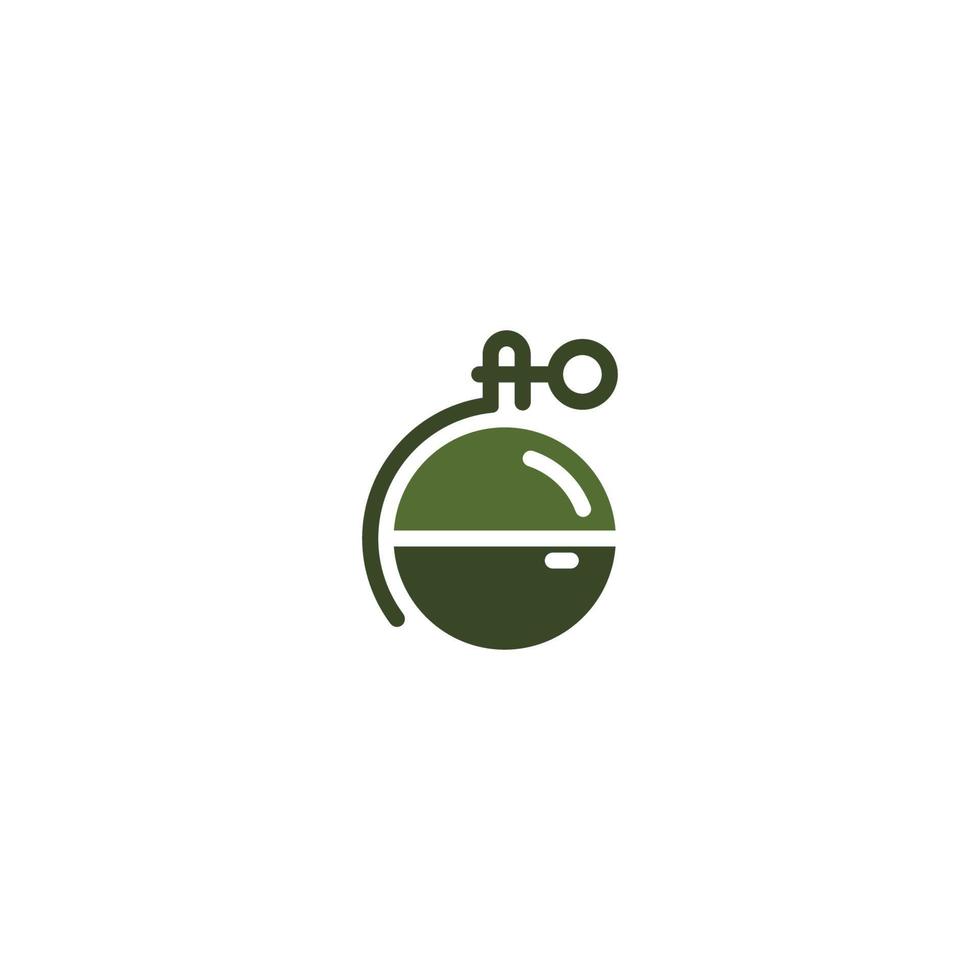 vector de plantilla de diseño de ilustración de icono de granada