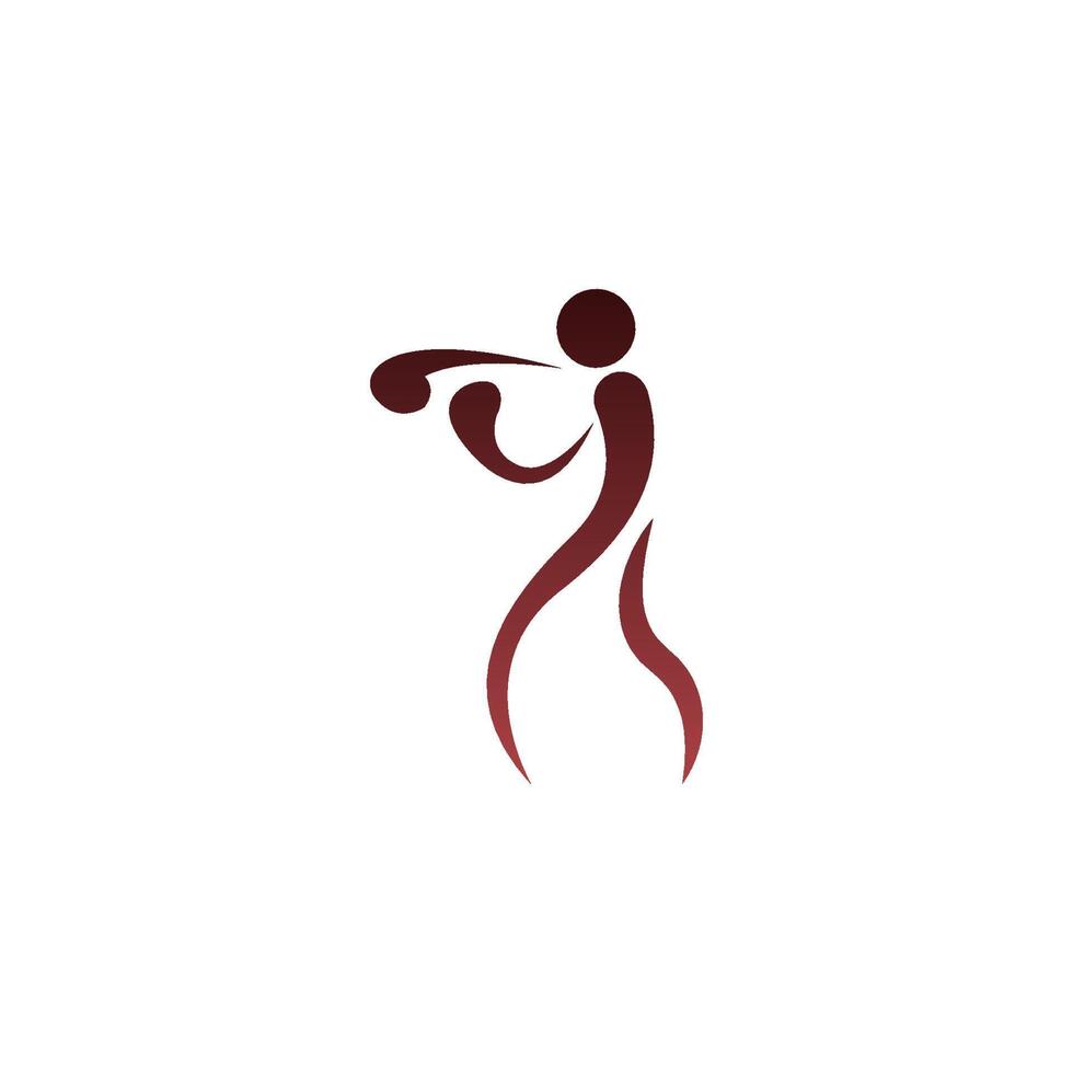 ilustración de plantilla de diseño de icono de logotipo de boxeo vector