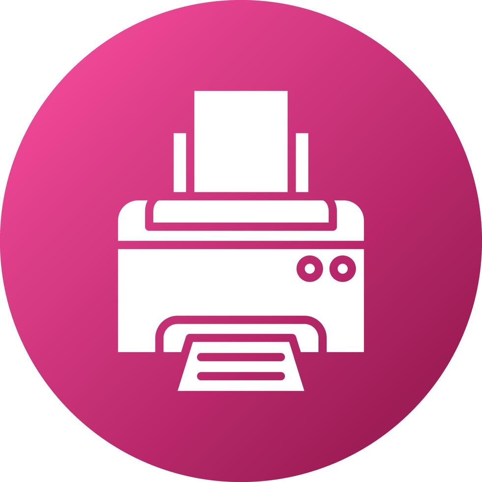 Printer Icon Style vector