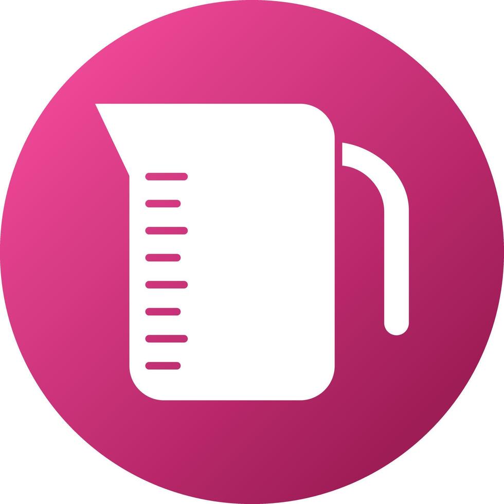 Measuring Jug Icon Style vector