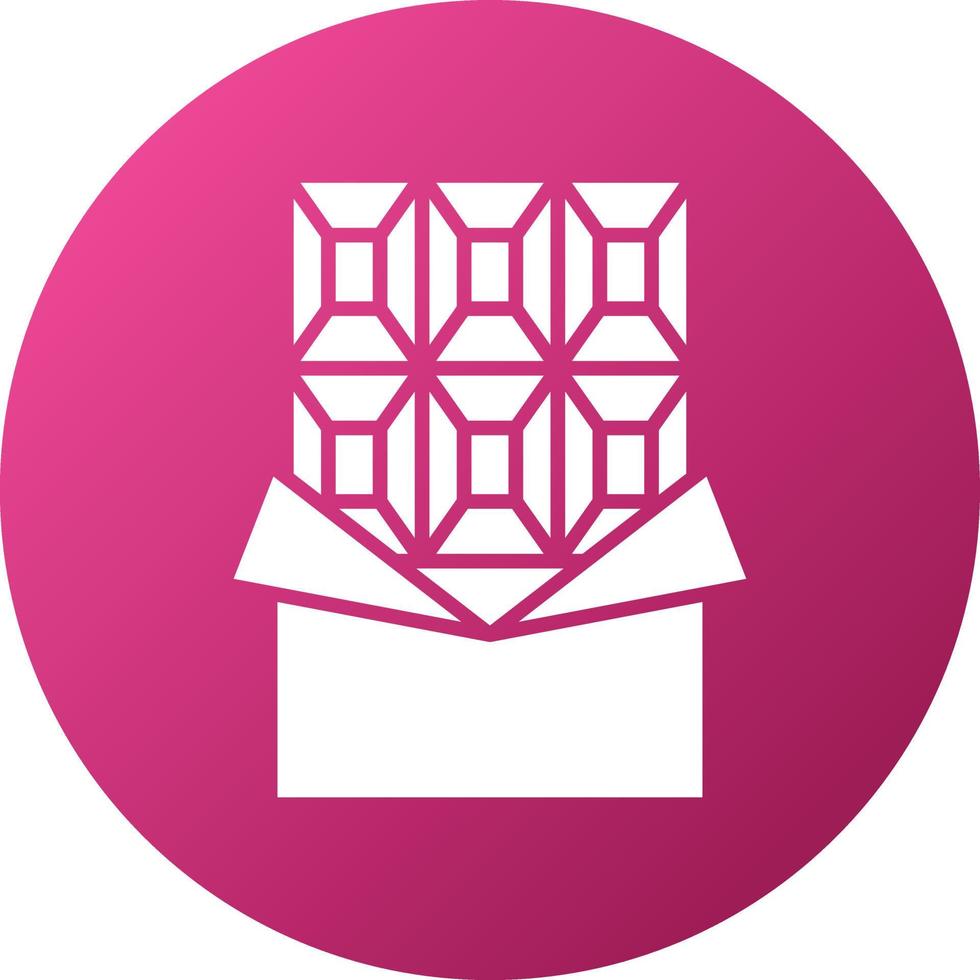 Chocolate Bar Icon Style vector