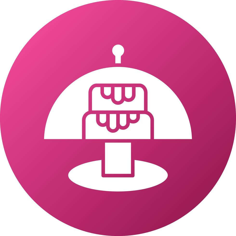 Cake Dome Icon Style vector