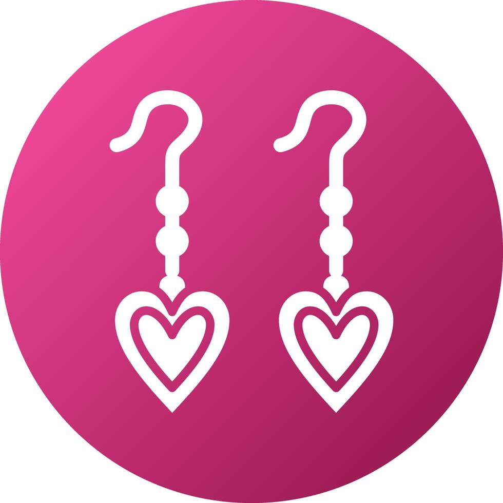 Earrings Icon Style vector