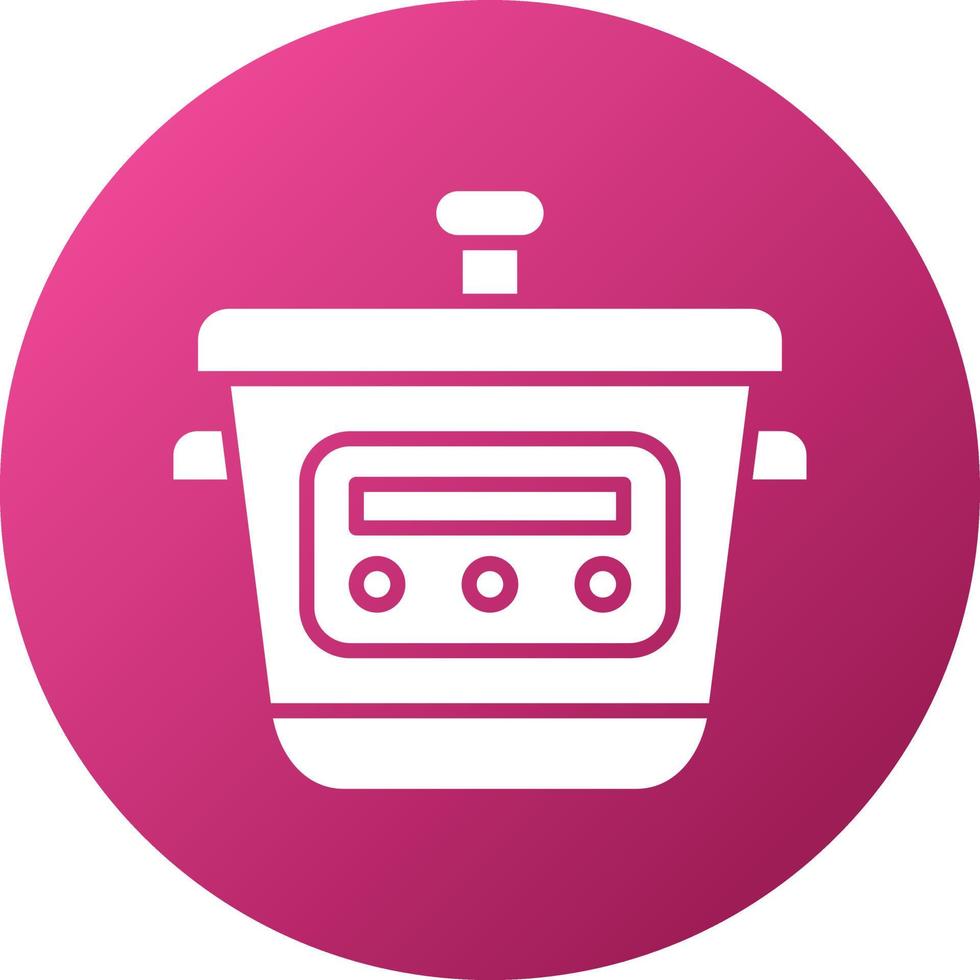 Cooker Icon Style vector