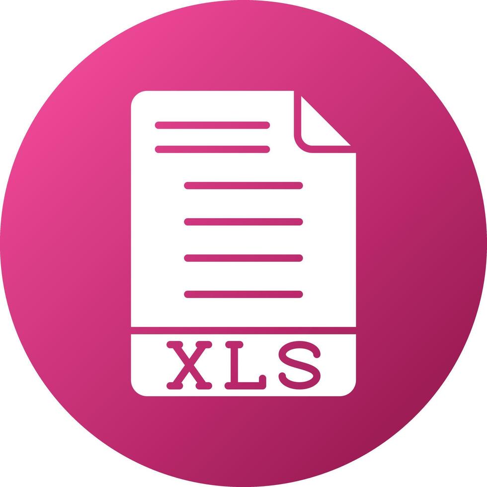 XLS Icon Style vector