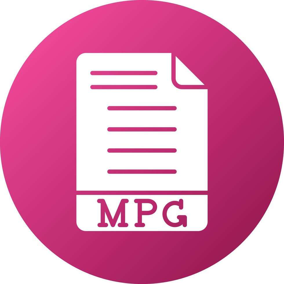 MPG Icon Style vector