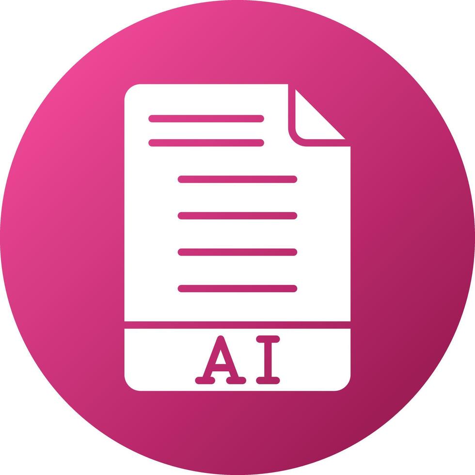 AI Icon Style vector