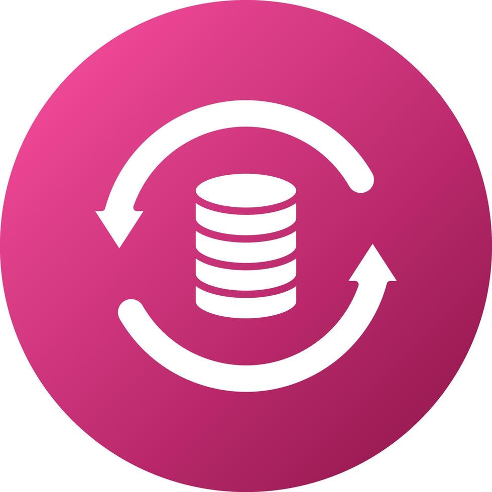 Data Backup Icon Style vector