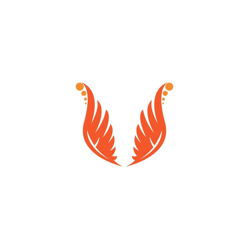 Phoenix logo icon design template vector