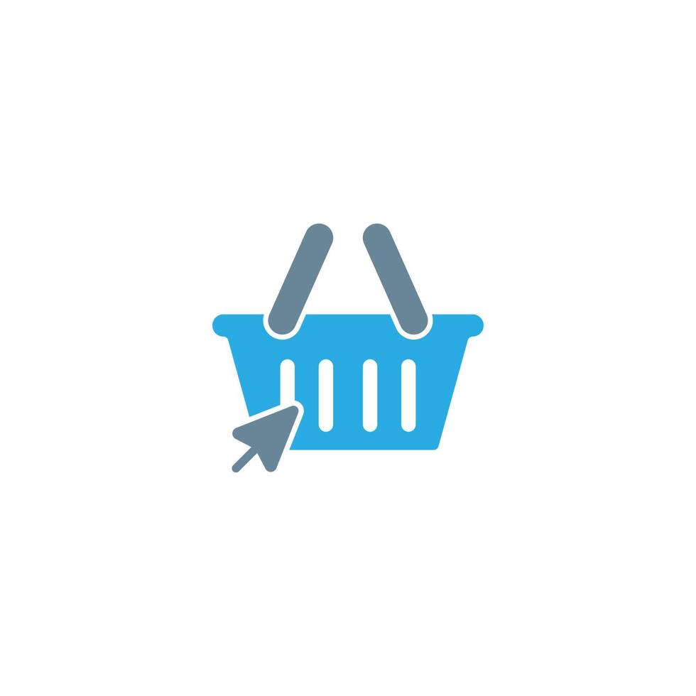 Shopping cart icon design template vector